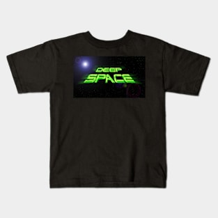 Deep Space - Green Kids T-Shirt